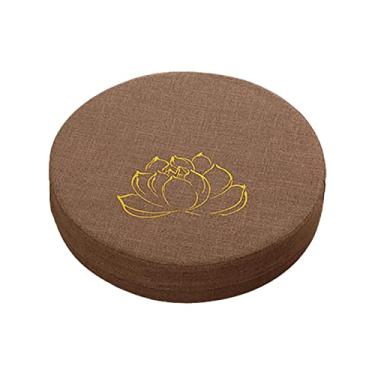 Imagem de Almofada de meditação Japonês Tapete de tatami Assento para mulheres e homens Travesseiro de chão tradiciol para meditação Decoração de casa Yoga, 40cmx6cm
