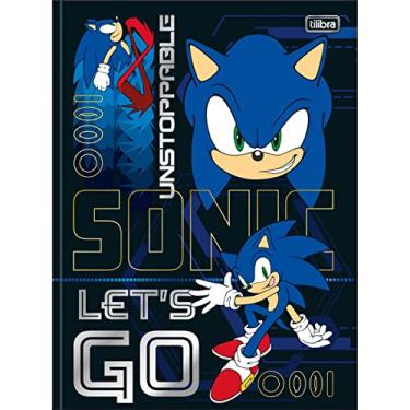 Imagem de Caderno Brochurao Capa Dura Sonic 80Fls Pct Com 05-92949