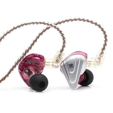 Imagem de Fone de Ouvido Kz Zsx Terminator Retorno Monitor de Palco Hybrid 6 Driver Hifi Cabo Destacável (Roxo Sem Mic)