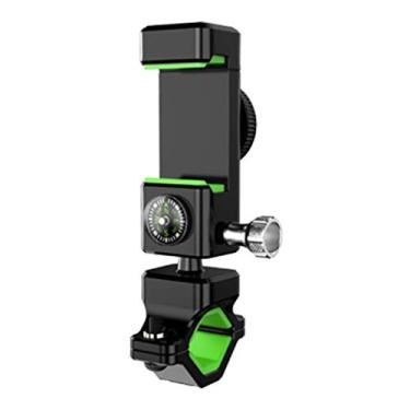 Imagem de VOSAREA Suporte de telefone de plástico para bicicleta com bússola para celular de 4 a 6 polegadas