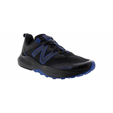 Imagem de New Balance Tênis de corrida masculino Dynasoft Nitrel V4, Black/Cobalt, 8 X-Wide
