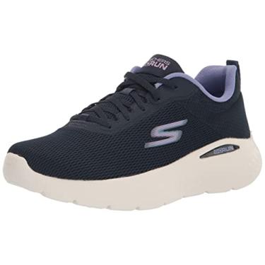 Imagem de Skechers Tênis masculino Go Run Lite-Quick Stride, Azul-marinho/lavanda, 7.5