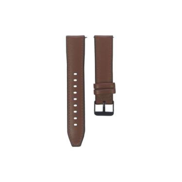 Imagem de Pulseira para Galaxy Watch BT 46mm em couro c/ silicone 22mm - Estilo 