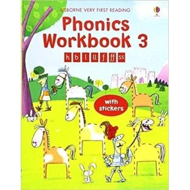 Imagem de Phonics Workbook 3 - Usborne Very First Reading - Book With Stickers