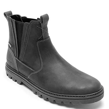 Imagem de Rockport Bota Chelsea masculina, resistente ao clima ou não à prova d'água, Preto, 7.5