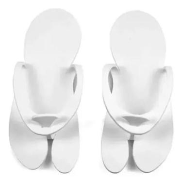 Imagem de Chinelo Descartável Eva Para Salão, Manicures 10 Pares 1mm - Selys, Br
