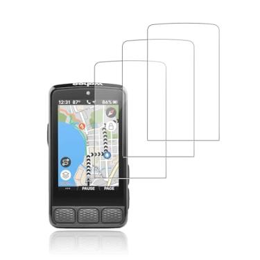 Imagem de NOUKAJU [Pacote com 3] Protetor de tela para Wahoo ELEMNT ROAM V3, película protetora HD, dureza 6h, arranhões, anti-impressão digital, película protetora para computador Wahoo ELEMNT ROAM V3 (não