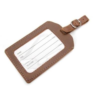 Imagem de Identificador em Couro De Mala Bolsa ou Mochila de Viagem - Bertoni, M