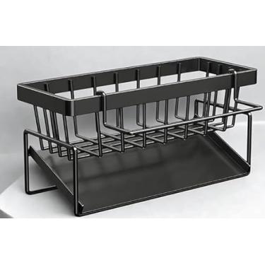 Imagem de Suporte de Armazenamento Porta Esponja para Pia em Aço Carbono