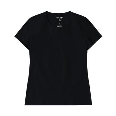 Imagem de Blusa Feminina Básica Cotton Light Malwee Ref. 04500, Preto, G