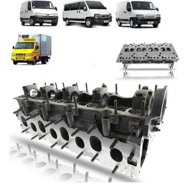 Imagem de CABEÇOTE DUCATO JUMPER BOXER JTD 2.8 ELETRÔNICA 2006 2007 2008 2009 DAILY 2006 2007