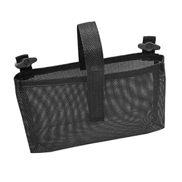 Imagem de LoveinDIY Bolsa de malha de caiaque durável para armazenamento de ferramentas de barco náutico de nylon, bolsa lateral para acampamento, rede de acampamento, dispositivo de cerveja, organizador