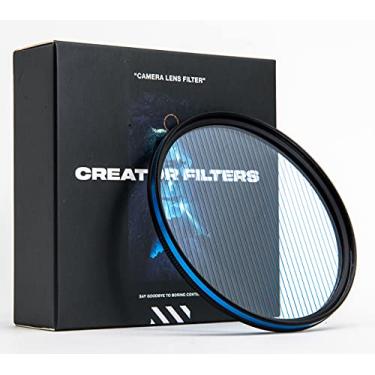 Imagem de Creator FX Anamorfake Filtro de lente de efeitos especiais Blue Streak | Filtro de efeito de luz flare, anamorfo para lente de câmera (82 mm)