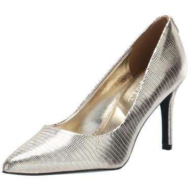 Imagem de Karl Lagerfeld Paris Royale Vestido feminino cano alto, Champanhe, 36