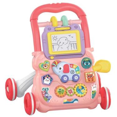 Imagem de Andador Infantil Musical Didático Educativo Empurrador Bebê DM Toys DM