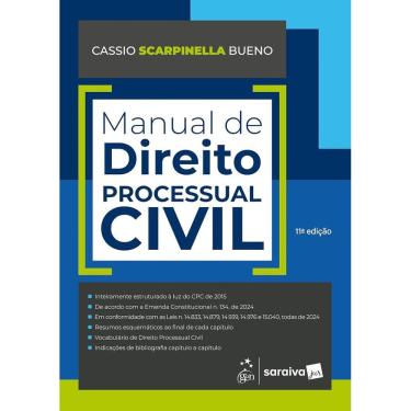 Imagem de Manual de Direito Processual Civil - 11ª Edição 2025