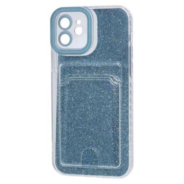 Imagem de Capa Capinha Case Porta Cartão Glitter Compatível iPhone 12 - Tesla St