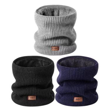 Imagem de Polainas de pescoço MSDC Winter para homens, pacote com 3 unidades, fo