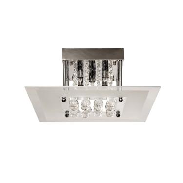 Imagem de Luminaria Plafon Roma Cristal Transparente Arquitetizze