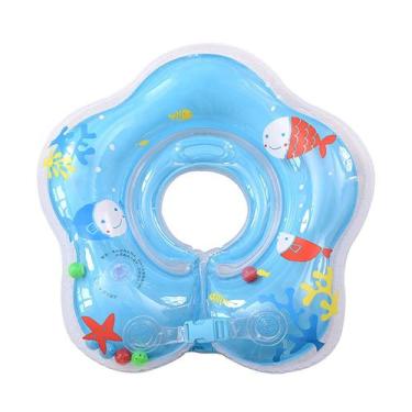 Imagem de Flutuadores da associação do inflador da doação do verão com o golfinh