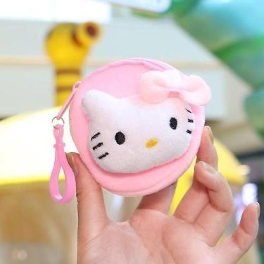 Imagem de Bolsa de pelúcia Sanrio Kuromi Kitty recheada com algodão PP - Gloome 