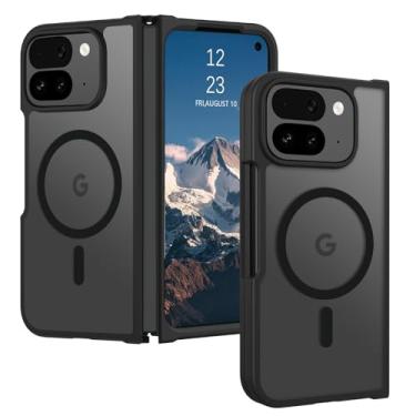 Imagem de GaoBao Capa magnética para Google Pixel 10 Pro Fold compatível com Mag-Safe Capa protetora à prova de choque antiqueda de grau militar translúcida fosca antiimpressão digital à prova de choque para