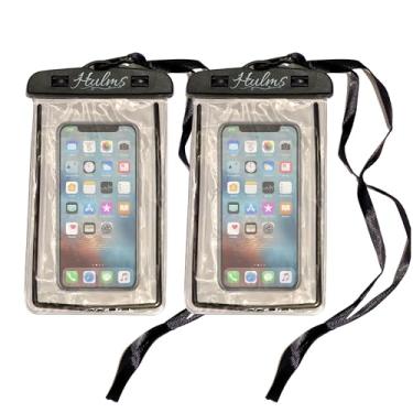 Imagem de Hulms Bolsa de telefone à prova d'água, capa à prova d'água compatível com iPhone 14/13/12/12 Pro Max/11/11 Pro/SE/XS Max/XR/8P/7 Galaxy e mais | Essenciais de praia e piscina para proteção máxima (10