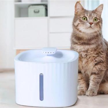 Imagem de Fonte de Água Automática para Cães e Gatos – Com LED e Fluxo Contínuo
