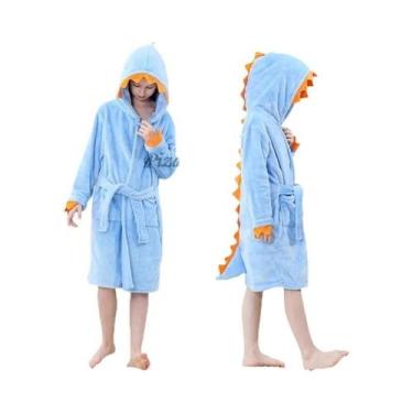 Imagem de Roupão De Banho Kigurumi De Unicórnio, Tigre E Vaca Para Meninas, Pija