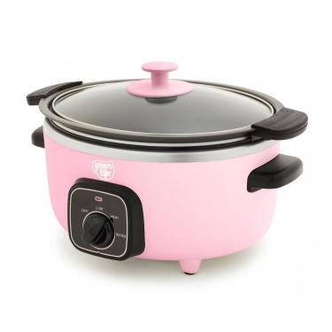 Imagem de Cooker GreenLife 3,31 Litros: Panela Lenta Não Tóxica com Revestimento Cerâmico Antiaderente Removível, Programável, Mantém Quente