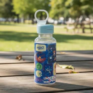 Imagem de Garrafa Fun Abre Fácil Com Alça Personagem Divertida Mente 600ml Livre