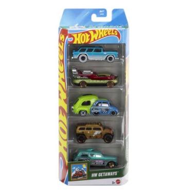 Imagem de Hot Wheels Hw Flames 5 Pack Geta Ways Jbj77