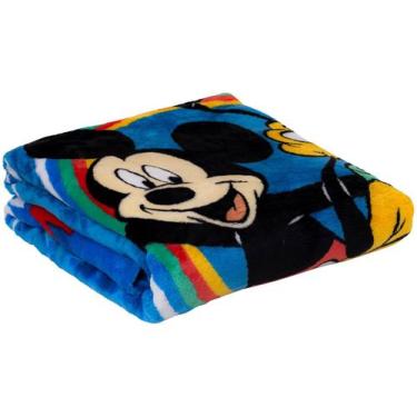 Imagem de Cobertor Raschel Plus infantil Jolitex Licenciado 2x1.5m, Azul, Soltei