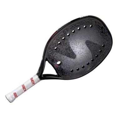 Imagem de Raquete De Beach Tennis Sexy Retro Carbon 3k, Preto, Cinza