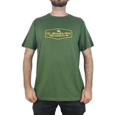 Imagem de Camiseta M/C Omni Lock Up Verde Militar - Quiksilver