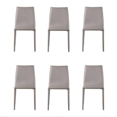 Imagem de Conjunto de 6 Cadeiras Amanda Nude