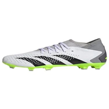 Imagem de adidas Tênis unissex Predator Accuracy.3, firme, branco/preto/limão lúcido, 4,5 EUA masculino, Branco/preto/limão lúcido, 5.5 Women/4.5 Men