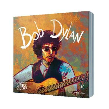 Imagem de Coleção Livro Da Folha Rock Stars Edição 10 Bob Dylan Com Cartão Posta