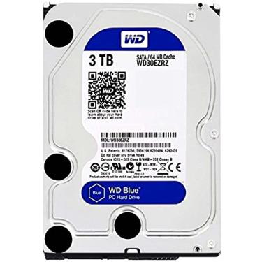 Imagem de Western Digital Disco rígido 3TB WD Blue PC HDD – 5400 RPM, SATA 6 Gb/s, 64 MB de cache, 3,5 polegadas – WD30EZRZ