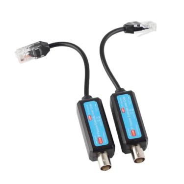 Imagem de Transmissor Coaxial De Rede, 1 Par De 10/100 Mbps 1CH Transmissor De Rede IP, Extensor De Receptor De Transmissor Coaxial De Rede IP Passivo, Para Câmera IP NVR