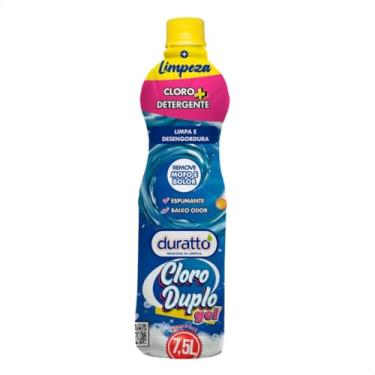 Imagem de Cloro Duplo Gel Limpa e Desengordura Cloro + Detergente 750ml Duratto