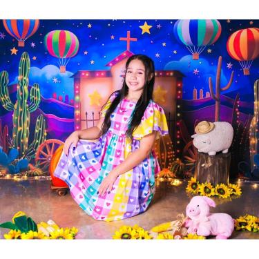 Imagem de Vestido Junino Corações.