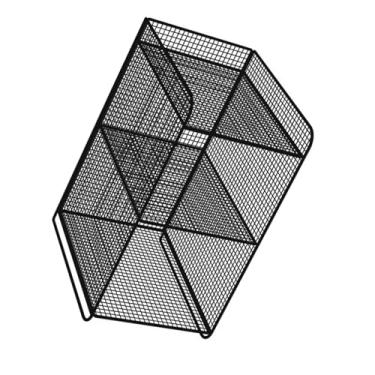 Imagem de Prateleira Final, Prateleira de Armazenamento Resistente de Alta Estabilidade, Construção Sólida, Montagem Compacta e Fácil, Economia de Espaço para Quarto (Preto)