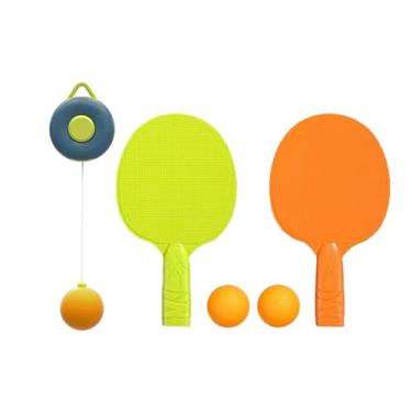 Imagem de Dynwave Conjunto de treinador de tênis de mesa com bola de raquete, dispositivo de autotreinamento, brinquedo para, treinador de ping-pong para, Azul