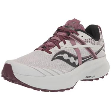 Imagem de Saucony Tênis de corrida feminino Ride 15 Tr Trail, Neblina/névoa, 10.5