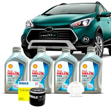 Imagem de Kit Troca de Oleo 5w30 e Filtro Hyundai HB20x 1.6 16V 2016 a 2019