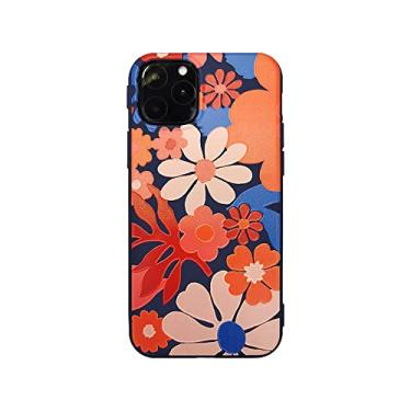 Imagem de Capa flexível com impressão em relevo 3D da marca para iPhone 11 11Pro 11ProMax X Xs XR XsMax 8Plus 8 7Plus 7 6 6s Plus Capa de telefone, sistema operacional, para iPhone 11