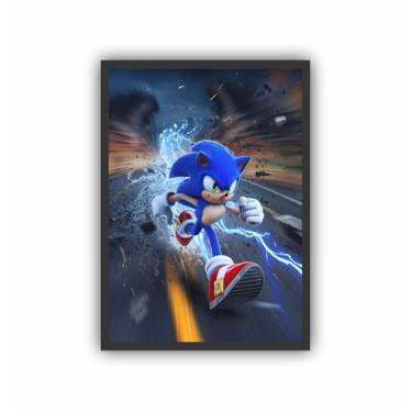 Imagem de Quadro Decorativo Games 1 Moldura Preta (45x33)