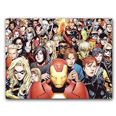 Imagem de Placa Decorativa MDF Ambientes 20 cm x 30 cm - Marvel (BD55)