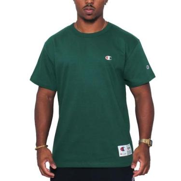 Imagem de Camiseta Champion Logo C Bordado Verde Escuro